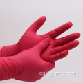 Guantes rojos desechables esenciales de vida múltiple vida